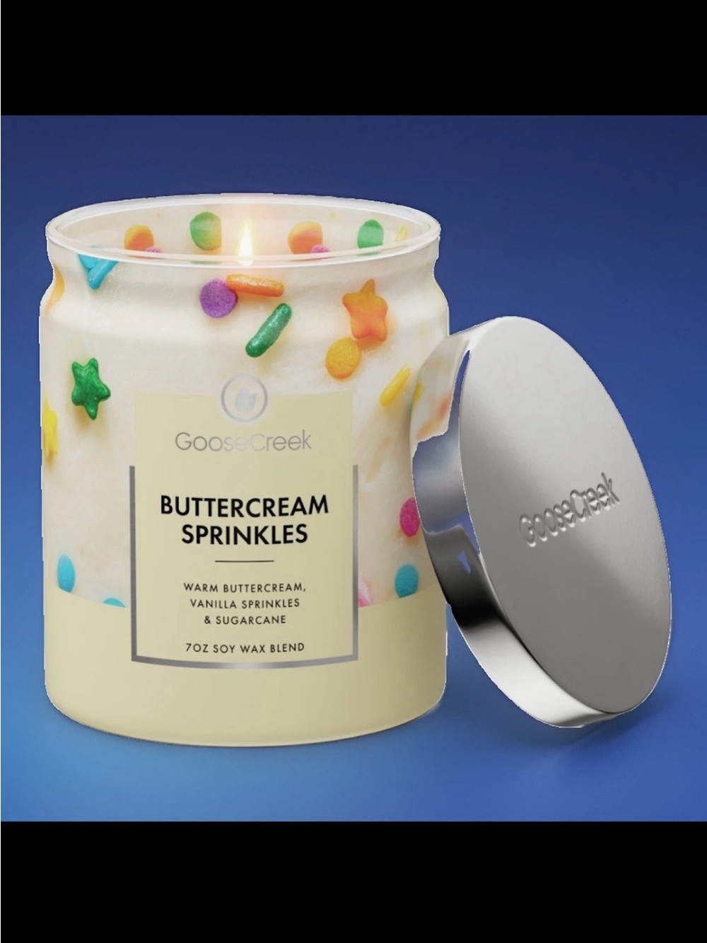 Goose Creek Single Wick Candle- Buttercream Sprinkles (7oz)